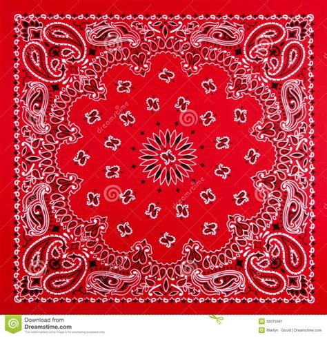 Red Bandana Bandana Print Bandana