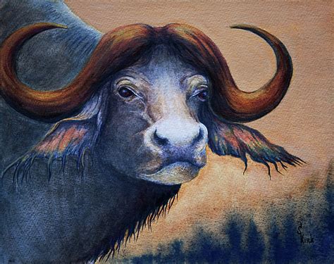 Painting Of Buffalo at PaintingValley.com | Explore collection of Painting Of Buffalo