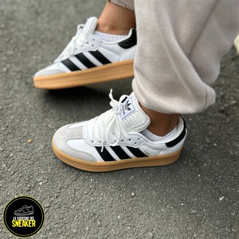 Adidas Samba Plataforma Blanca Negra La Sociedad Del Sneaker Explore