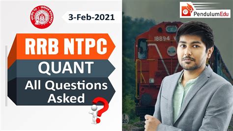 RRB NTPC Exam Review 3 February 2021 RRB NTPC Exam Analysis RRB