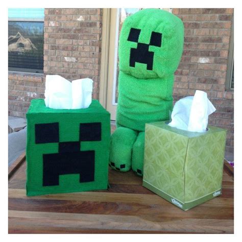 Diy Minecraft Tissue Box Cover Kleenextarget Pmedia Diy Minecraft