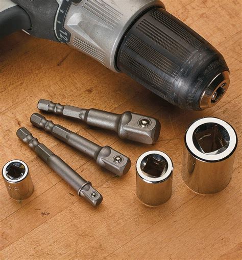 Socket Adapters For Hand Drills Lee Valley Tools