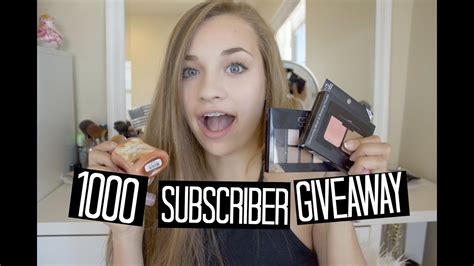 1000 Subscriber Giveaway Ends July 22 Youtube