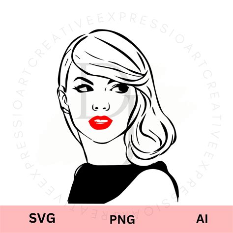 Taylor Swift Svg Swiftie Merch Svg Taylor Eras Tour Fan File For