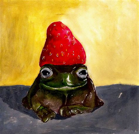 I Drew This Strawberry Frog Rfrogs