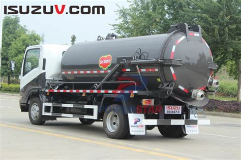 Isuzu NPR Sewage Suction Truck With Jurop PN106D Pump To Philippines