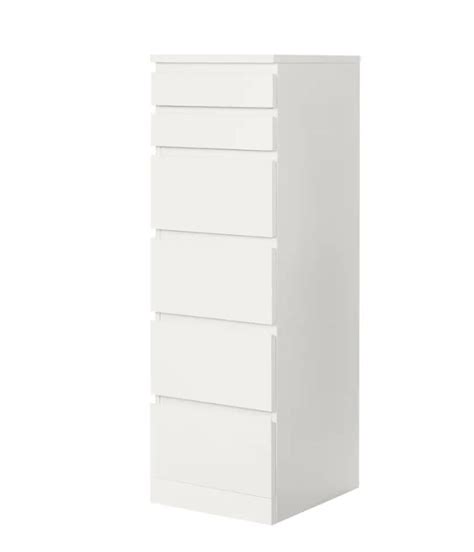 Tall White Cabinet With Five Drawers Cozy Room Decor