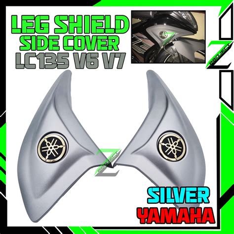 Yamaha Leg Shield Side Cover Air Scoop Lc135 New Lc135 V6 V7 Carbon