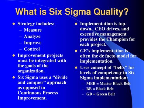 Ppt An Introduction To Six Sigma Quality Powerpoint Presentation Free Download Id4007007