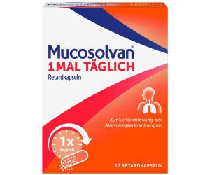 Mucosolvan 1mal täglich Retardkapseln 50 Stk ab 19 44