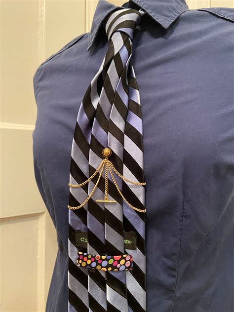 Double Chain Tie Tack | Etsy