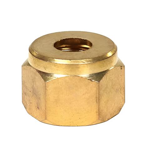 Hexagonal Broaching Compression Nut Ss Cs Brass Inner Diameter