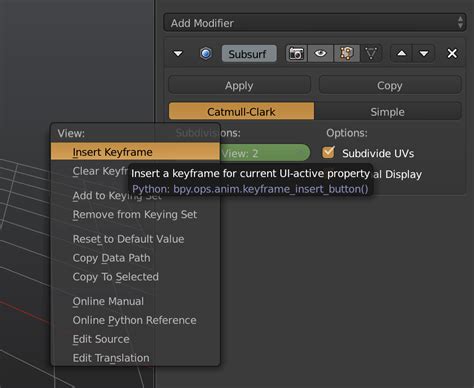 Animation Can Modifiers Such As Subdivision And Array Be