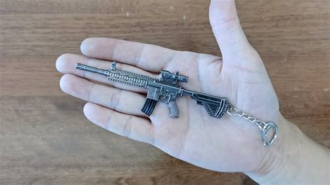 Mini M Keychain Unboxing Miniature Pugb Toy Gun Youtube