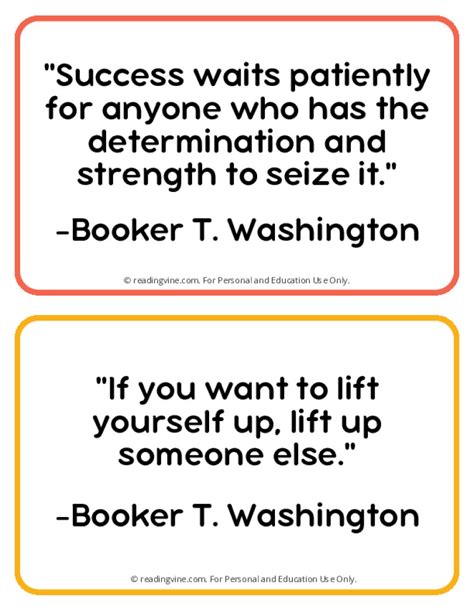 Booker T Washington Quotes Page Two-Image - ReadingVine