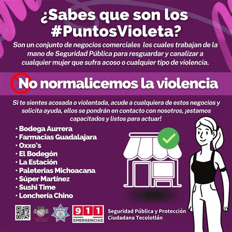 Seguridad Pública de Tecolotlán implementará Puntos Violeta durante