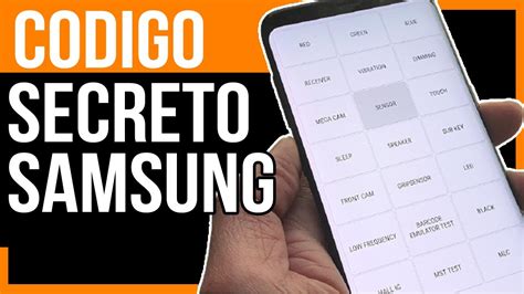 Como PROBAR TACTIL De TELEFONO SAMSUNG Codigo Secreto YouTube