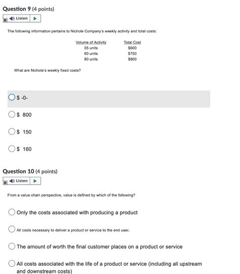 Solved Question 9 4 Points Listen The Following