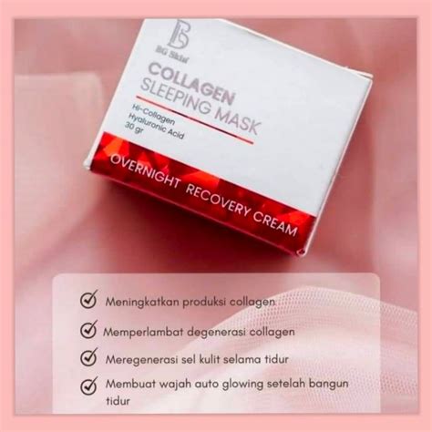 Jual Collagen Sleeping Mask BG Skin Shopee Indonesia