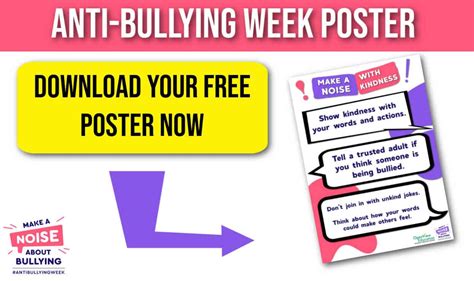 Anti Bullying Week Poster What Is Bullying Openview Education