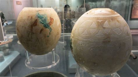 Mysteries Of Decorated Ostrich Eggs In British Museum Revealed Bbc News