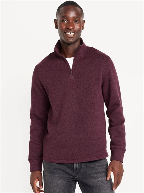 Men's Quarter Zip Sweaters | Old Navy