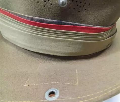 Ww Dated Far East Bush Slouch Engineers Regimentally Flashed Hat In