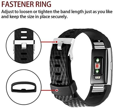 Chofit Fastener Rings Compatible With Garmin Vivoactive HR Strap