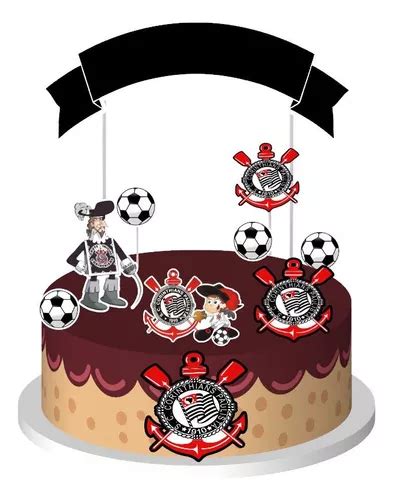 Busca Topo De Bolo Topper De Bolo Personalizado Festa Corinthians A