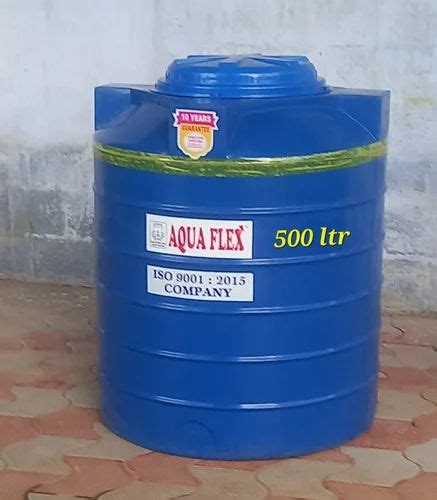 Aqua Flex Litre Blue Double Layer Plastic Water Tank At Rs