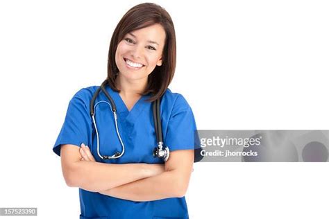 372 Nurse Navy Scrubs Stock Photos High Res Pictures And Images