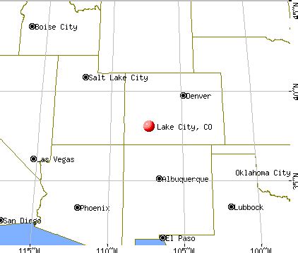 Lake City Colorado Map | Terminal Map