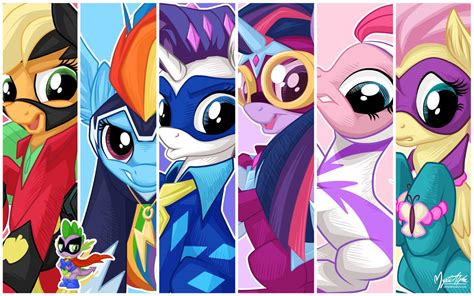 The Power Ponies by mysticalpha on DeviantArt