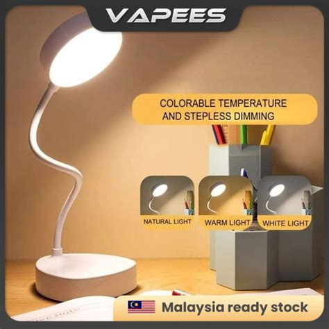 Led Eye Protection Table Lamp Touch Dimming Colors Dimming Desk Lamp