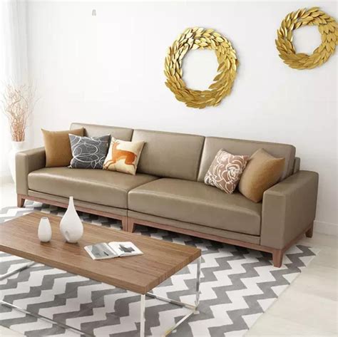 Engineered Wood 4 Seater Brown Wooden Sofa Set At Rs 24000 Set In