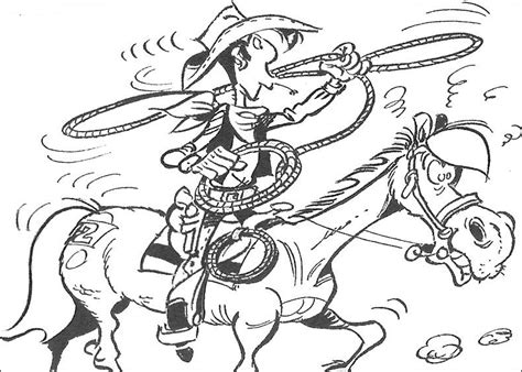 Dessins De Coloriage Lucky Luke Imprimer Sur Laguerche Page