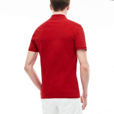 Poloshirt Lacoste Slim Fit Stretch Pique Grenadine Chine Tennisplanet De