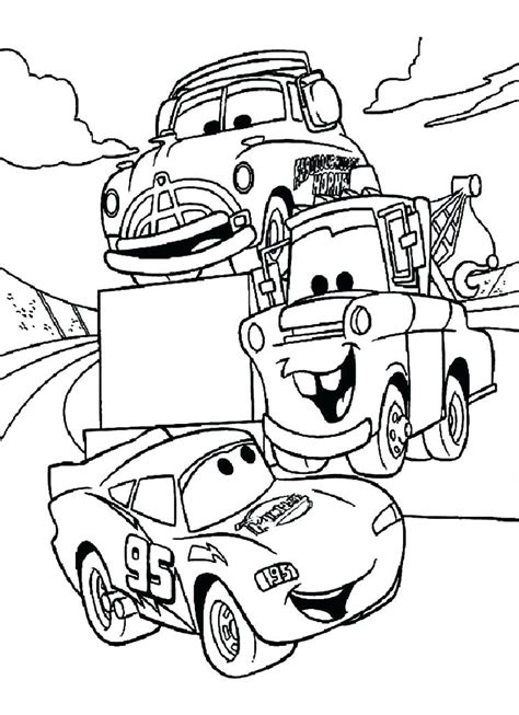 Mater Coloring Pages Free at GetDrawings | Free download