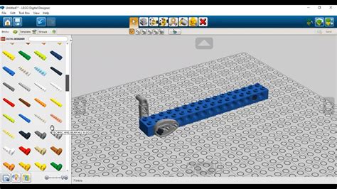 Mecanismo De Leva Lego Digital Designer Ldd Youtube