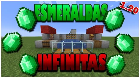 ESMERALDAS INFINITAS Con DUPLICADOR DE HILO MINECRAFT 1 20 Java YouTube