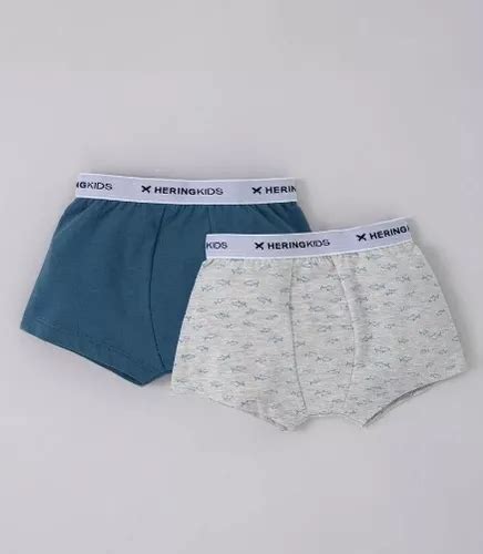 Kit 2 Cuecas Infantil Boxer Hering Kids Frete grátis