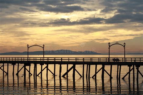 Pier At White Rock Bc Canada Stock Image Image Of State British