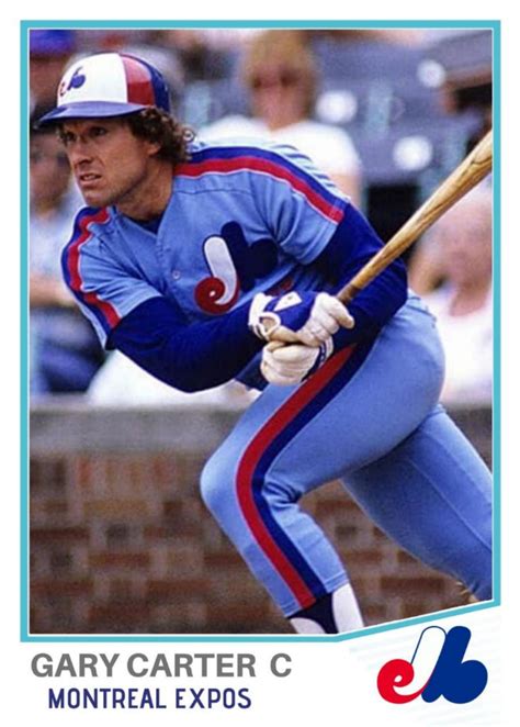 2020 Not Topps Gary Carter Expos Famous Baseball Players Gary Carter