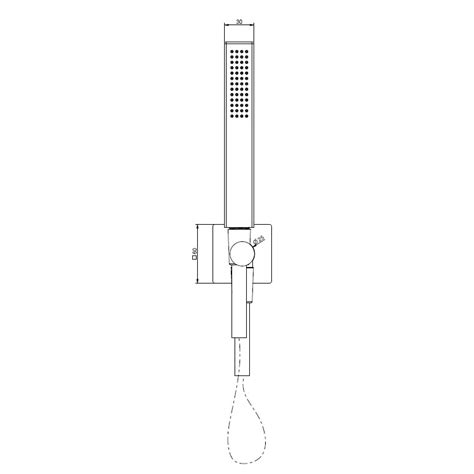 Gessi 20029 031 EMPORIO SHOWER Set Doccia Con Presa Acqua Doccetta