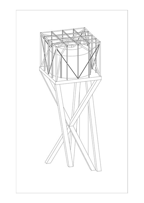 Water Tower Coloring Pages