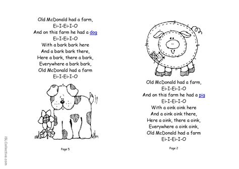 Old Mcdonald Had A Farm Book English Esl Worksheets Pdf And Doc