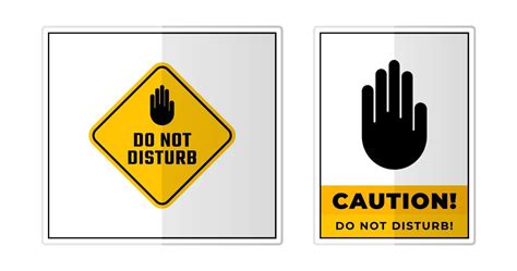 Do Not Disturb Sign Label Symbol Icon Vector Illustration 21370378