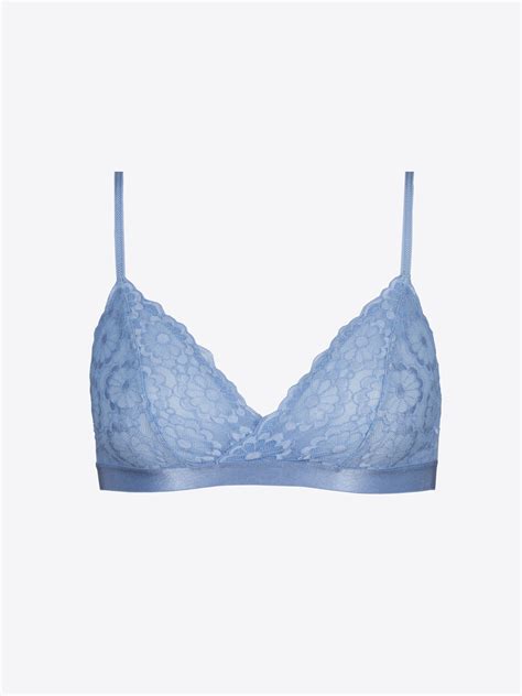 Edith Bralette Brunnera Blue 334 50 Kr CHANGE Lingerie