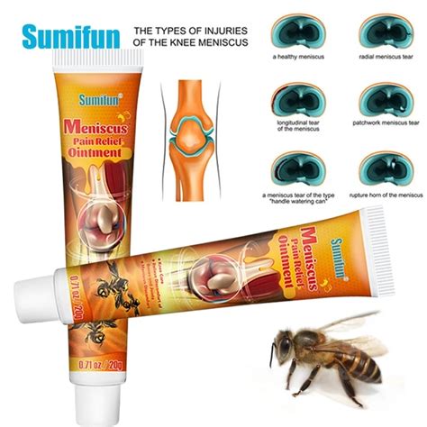 Sumifun 20g Bee Venom Knie Schmerzen Relief Gips Meniskus Verletzungen