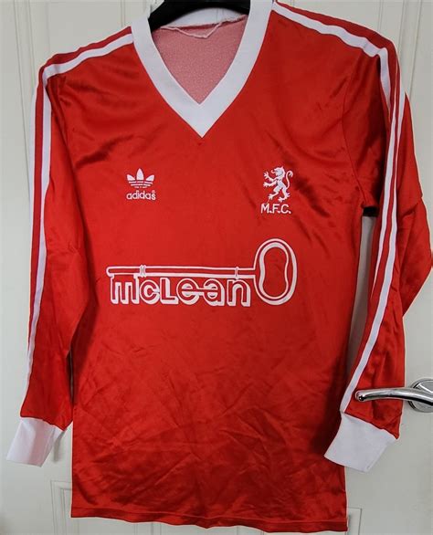 Middlesbrough Home Maglia Di Calcio Sponsored By Mclean Homes